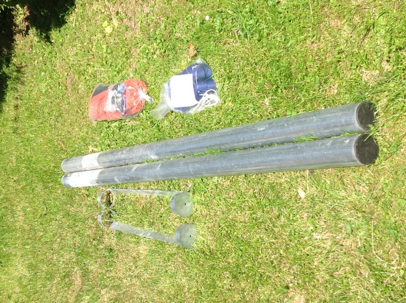 Rete beach volley nuova completa