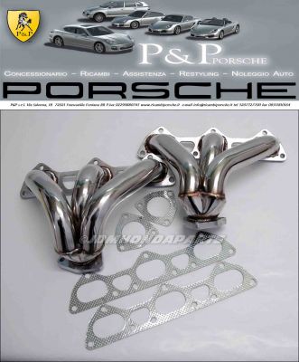 COLLETTORI IN ACCIAIO PER PORSCHE CARRERA 996 997 911 TURBO