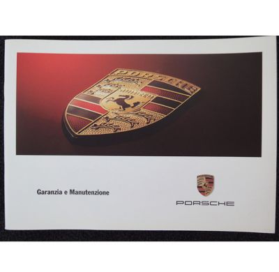 Libretto service Porsche 996 986 italiano