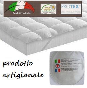 COPRIMATERASSO IN PIUMA D'OCA