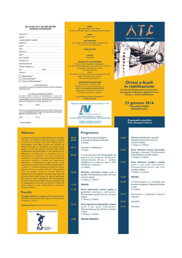 Ortesi e Ausili in riabilitazione