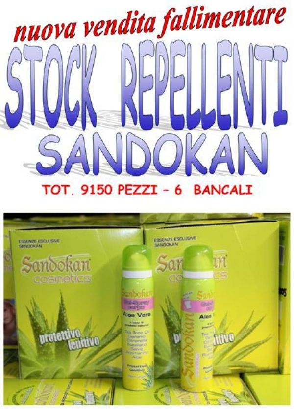 Stock repellenti naturali Sandokan 9150 pezzi