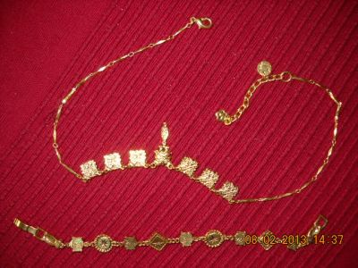 collana e braccialetto bigiotteria francese