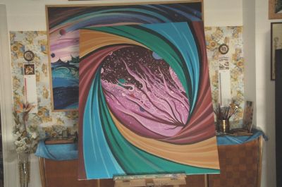 Dipinto l'uovo della vita del pluripremiato maestro Cordaro.