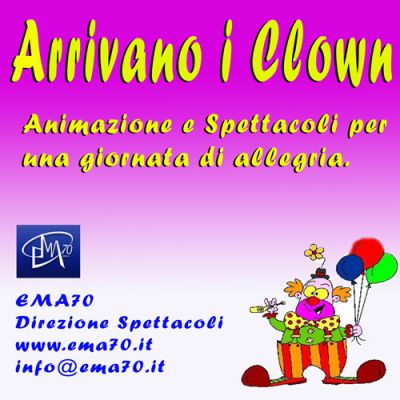 CLOWN PER CARNEVALE