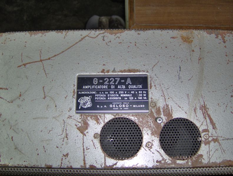 Vendo amplificatore a valvole geloso mod. g.227a