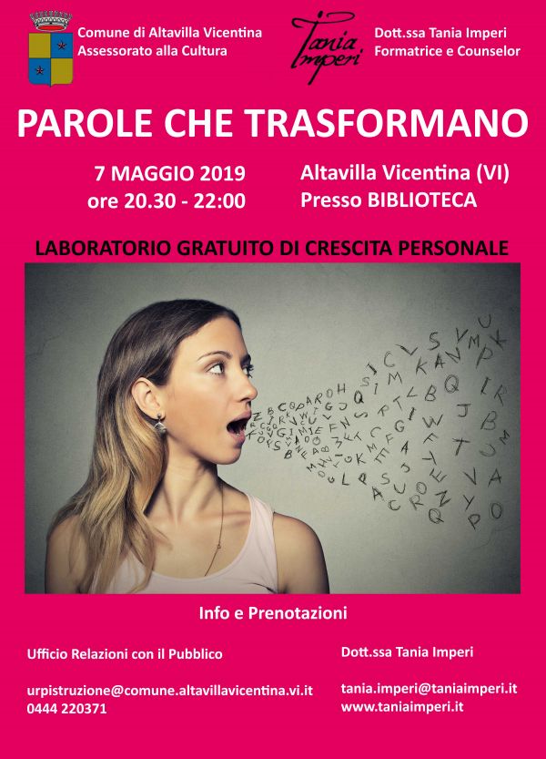 Parole che trasformano