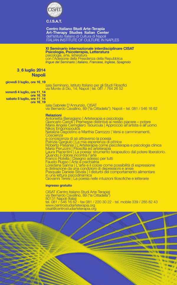 XI Seminario internazionale interdisciplinare CISAT 