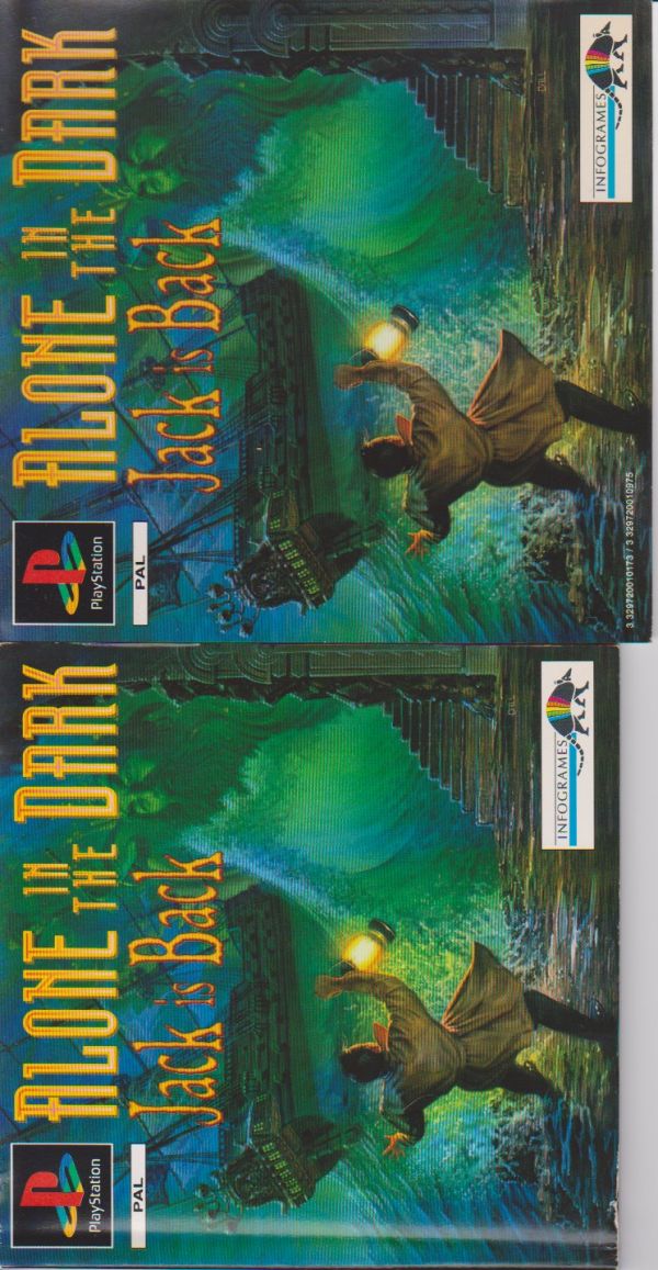 ALONE IN THE DARK Jack is Back PS1 originale completo perfetto