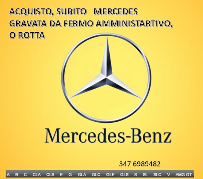 Ritiro mercedes usata ovunque