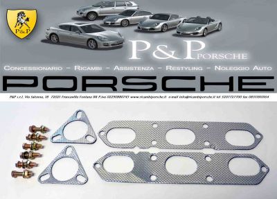 COLLETTORI IN ACCIAIO PER 986 BOXSTER DAL 1997 al 2004