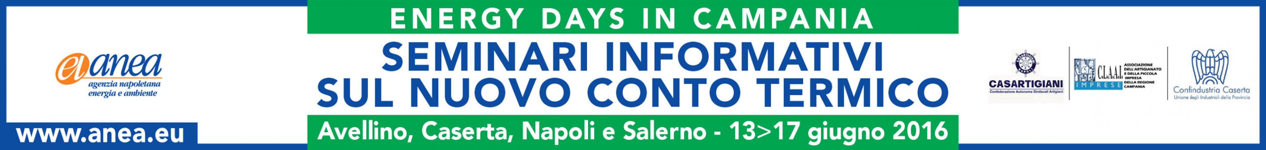 Energy Days - Seminari Informativi Sul Nuovo Conto Termico
