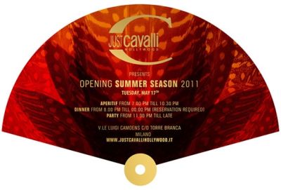 JUST CAVALLI: Inaugurazione estiva sabato 14 maggio 2011 (339.3390105)‏