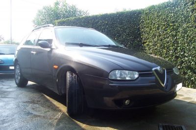 ALFA ROMEO 156 SW 2400 DIESEL del 2003 INTERNI IN PELLE ROSSI CARTIER!!!
