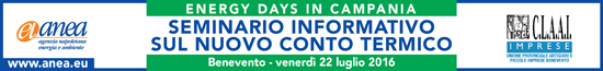 Seminario Tecnico Informativo sulle opportunit� di finanziamento del Nuovo Conto Termico