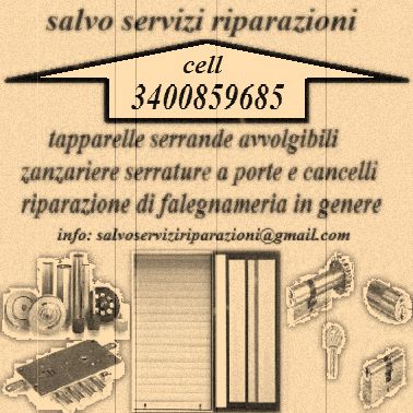 FALEGNAME SALVO cell. 3400859685