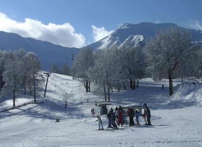NEVE SUL MONTE SIRINO, SCIARE IN BASILICATA - 
