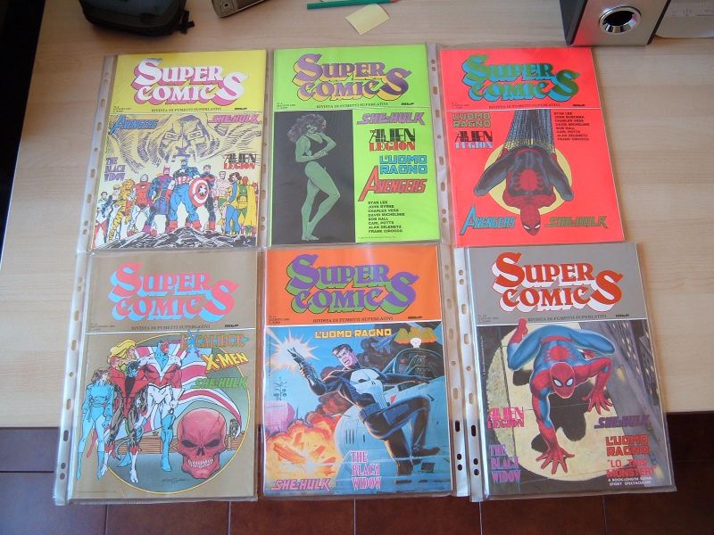 Super Comics, fumetto Mbp, 17 numeri