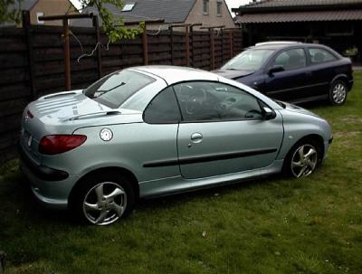 Peugeot 206 cc grigio metallizzato