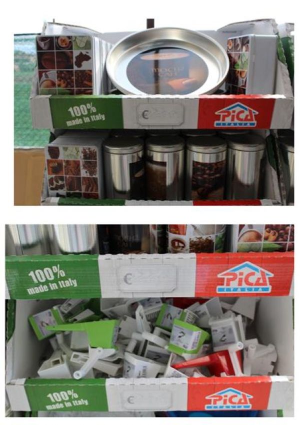 Stock casalinghi circa 98.300 assortiti