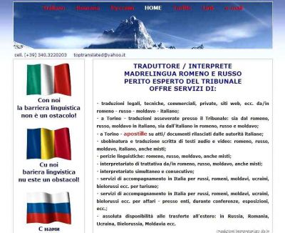 Traduzioni dal rumeno, russo, moldavo, ucraino...
