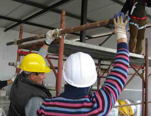 Corso patentino montatori ponteggi