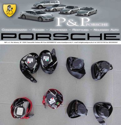 cinture di sicurezza per porsche boxster cayenne cayman carrera 996 997 991 986 987 panamera  