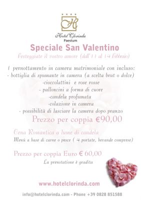 Speciale San Valentino - Hotel Clorinda -  Paestum