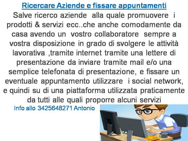 Project Menager valido per zona  PUGLIA&BASILICATA