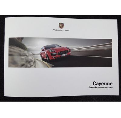 Libretto service Porsche Cayenne 2013 italiano