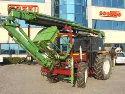 PIATTAFORMA AEREA BENELLI 6000 CON TRATTORE FIAT 666DT20