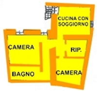  MERONE  :  TRILOCALE DI 75 MQ