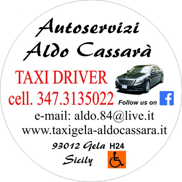 3487600198 Gela taxi Catania Aldo Cassar�