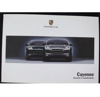 Libretto service Porsche Cayenne 2005 italiano