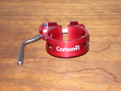 Collarino reggisella CARBON TI misura 38mm