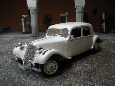 Noleggio auto d'epoca x matrimonio, feste, cerimonie, CITROEN TRACTION 11B, BIANCO AVORIO
