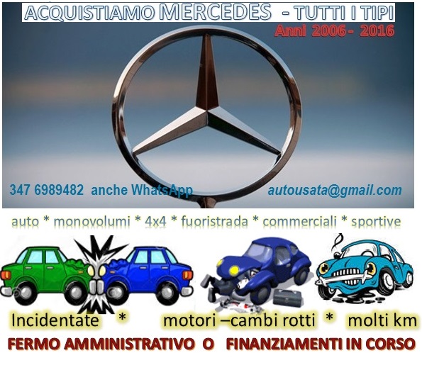 Mercedes incidentata o rotta cerco