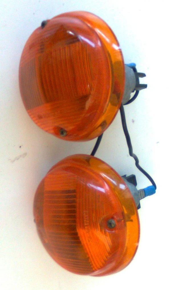 Fanalini anteriori d'epoca