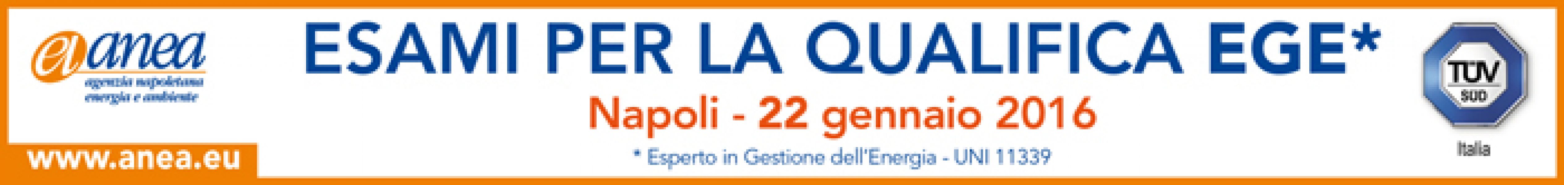 ESAME CERTIFICAZIONE EGE - Napoli, 22 gennaio 2016