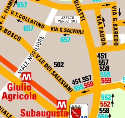 tuscolana ad. viale palmiro togliatti