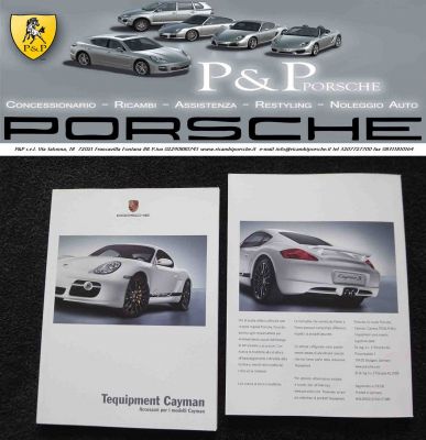 CATALOGO PORSCHE ILLUSTRATIVO  TEQUIPMENT CAYMAN