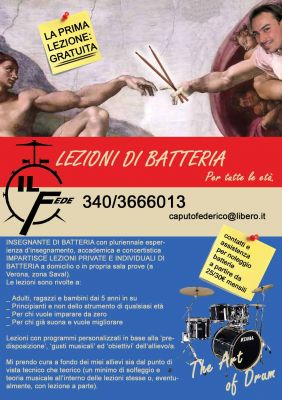 LEZIONI DI BATTERIA!.. Per tutte le et�! Prezzi OTTIMI!