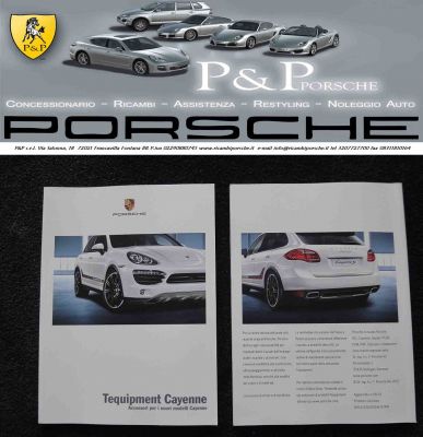 CATALOGO PORSCHE ILLUSTRATIVO  TEQUIPMENT CAYENNE