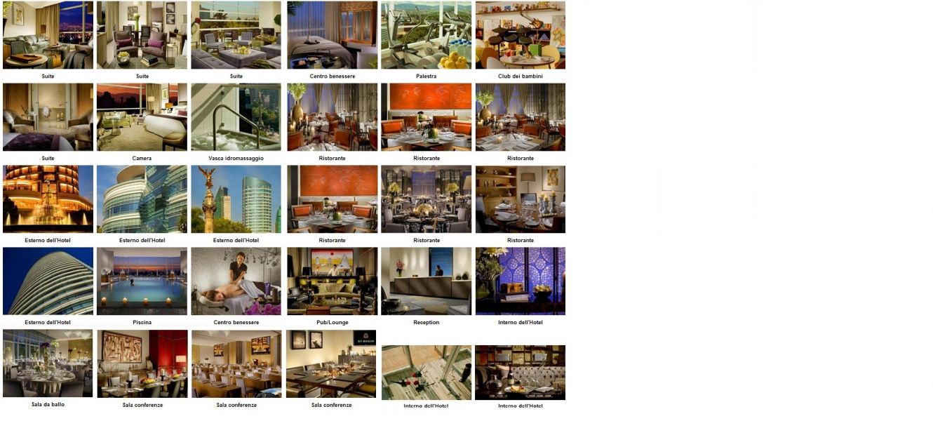 St. Regis Mexico City Hotel 5 stelle messico