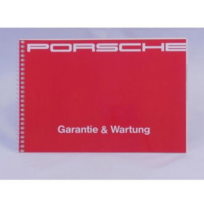 Libretto service tedesco Porsche 911 Carrera