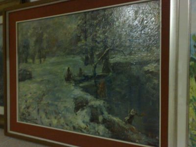 Bellissimo paesaggio dell'artista Carlo Aimetti 