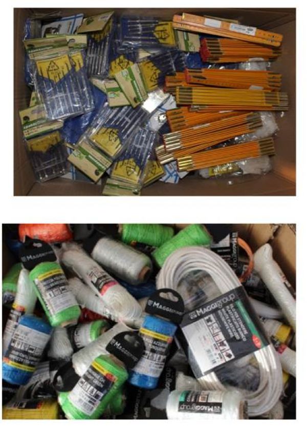 Stock ferramenta mista 48 bancali