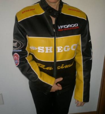 Bellissimo Giubbotto unisex da Moto in Pelle