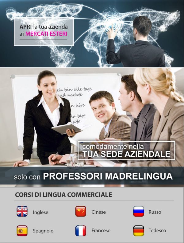 Corsi di lingue: Cinese, Russo, Inglese, Tedesco, Spagnolo, Francese