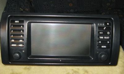 monitor navigatore originale bmw 16/9 a colori, per Bmw serie 5 E39 serie7 E38 serie X5 E53.